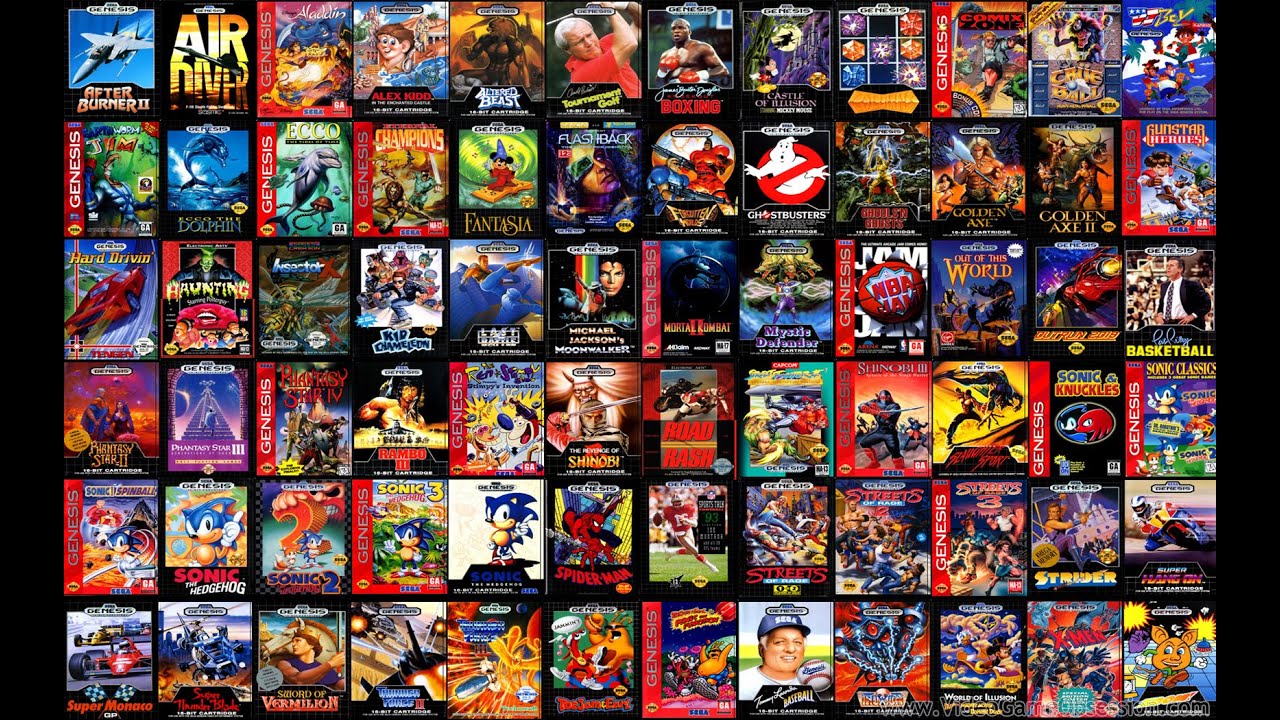 Complete list of sega genesis games with pictures